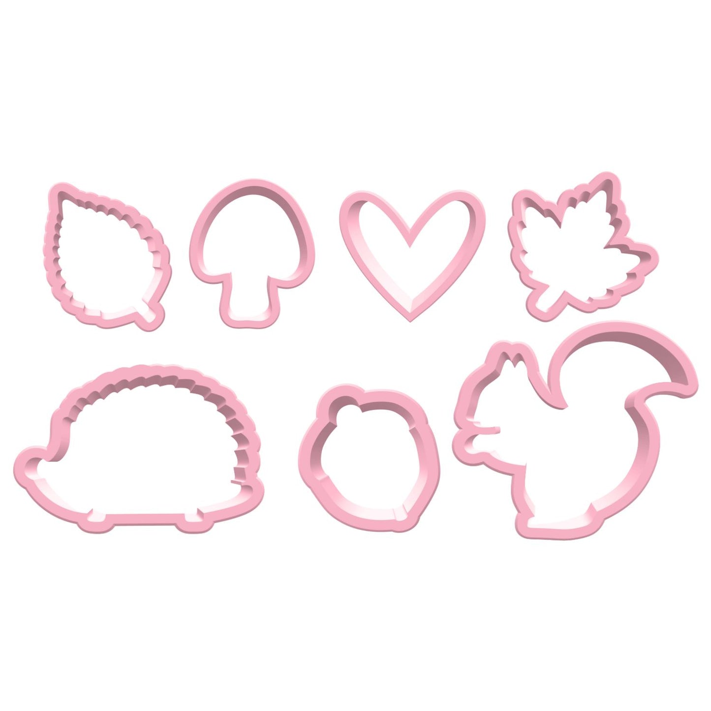 Ausstechformen Set - Waldgeschichten - 7 Stk