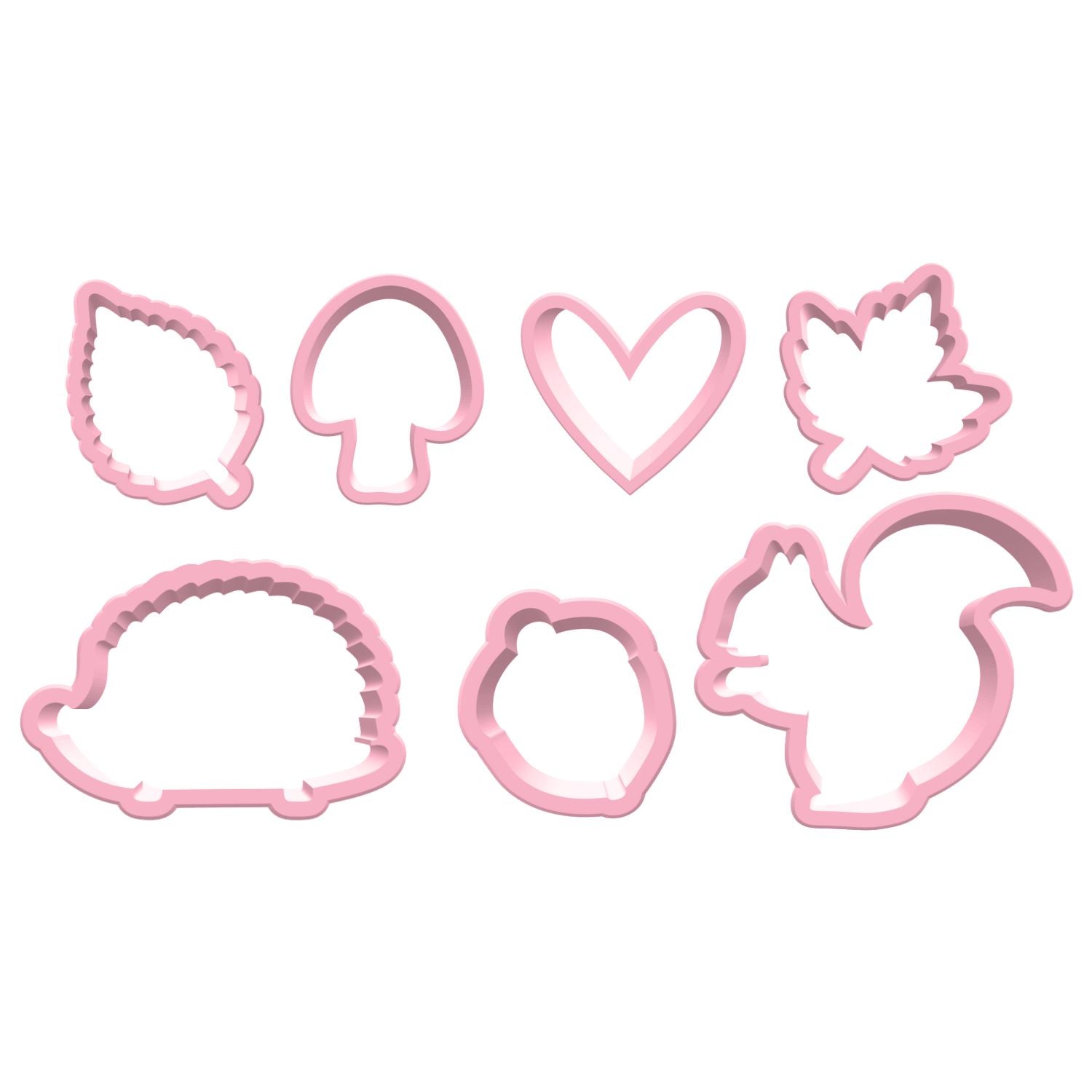 Ausstechformen Set - Waldgeschichten - 7 Stk