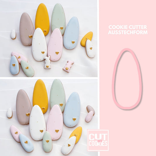 Ausstechform Ei schmal