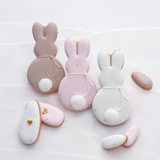 Ausstechform Hase von hinten