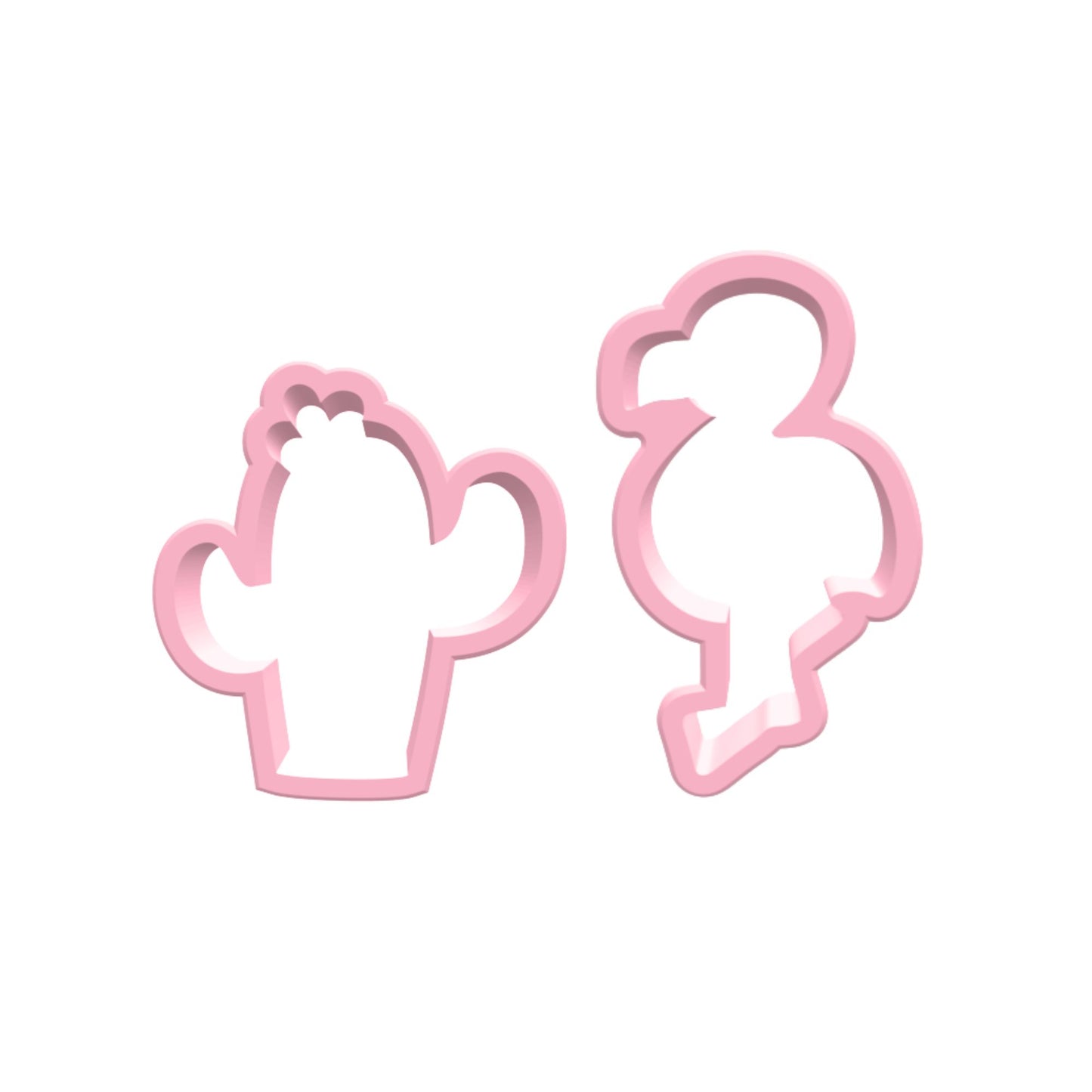Ausstechform Kaktus und Flamingo Set