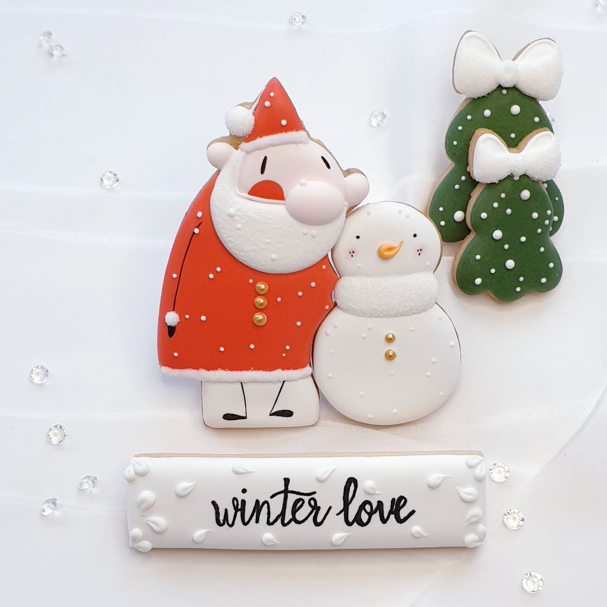 Ausstechform Santa Puzzle
