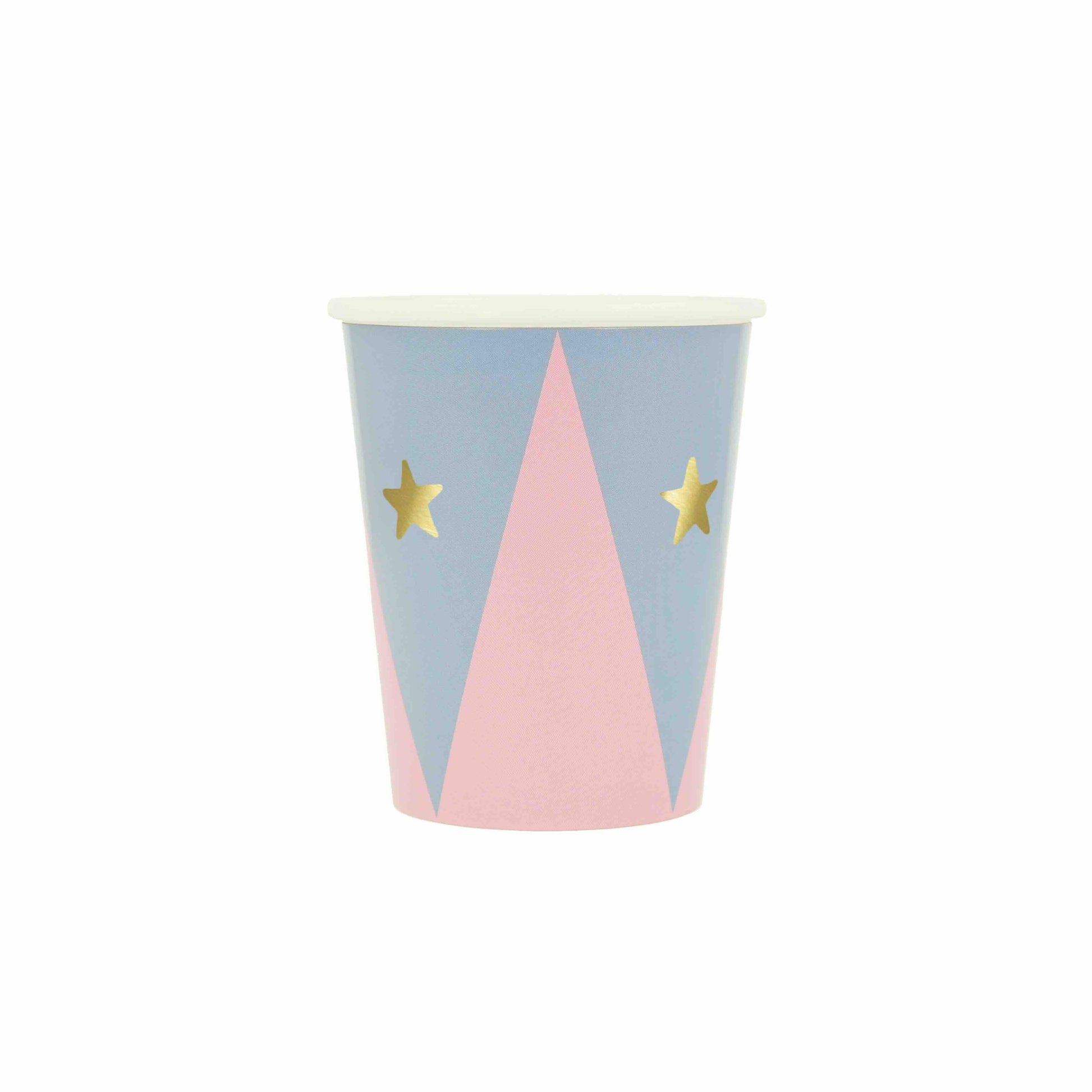 Becher - Zirkus, 8 Stück- 8 Designs