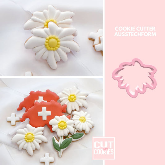 Ausstechform Edelweiss Kopf