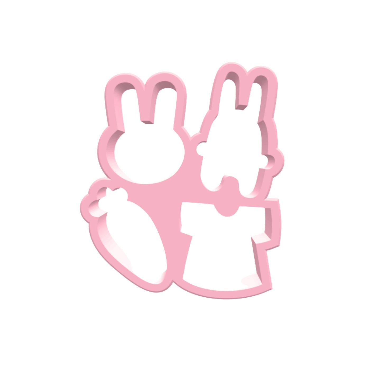 Ausstechform Ostern 4in1