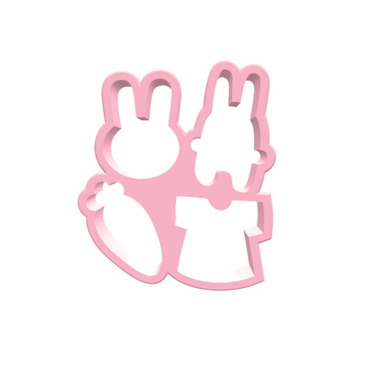 Ausstechform Ostern 4in1