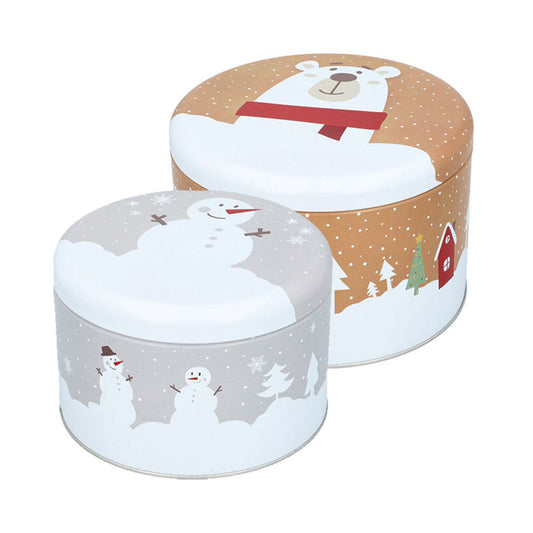Gebäckdosen Set "Christmas Animals" L/XL