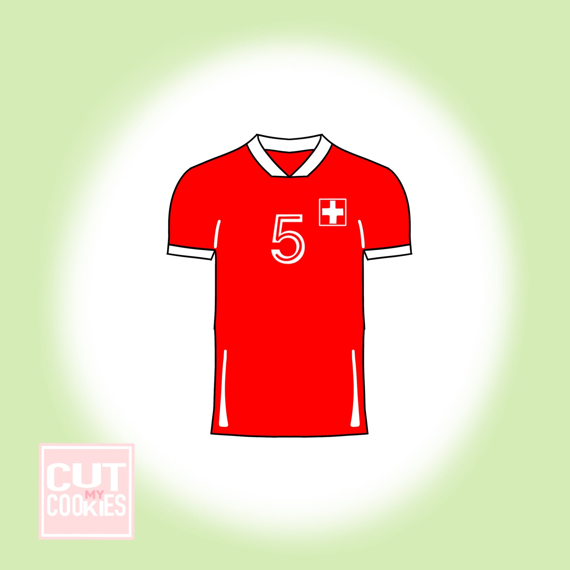 Ausstechform Fussball Trikot