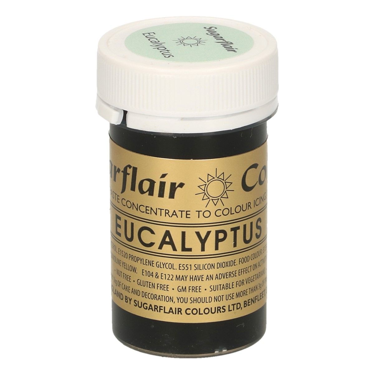 Sugarflair Paste -  Lebensmittelfarbe - Eucalyptus