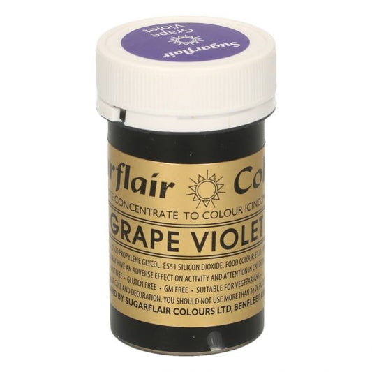 Sugarflair Paste -  Lebensmittelfarbe - Grape Violett - 25g