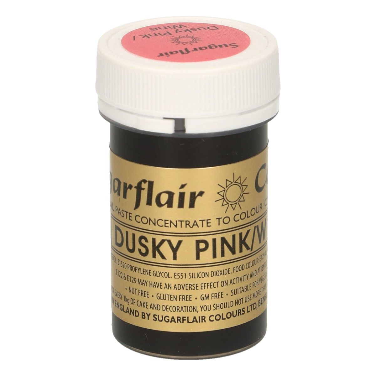 Sugarflair Paste -  Lebensmittelfarbe - Dusky Pink