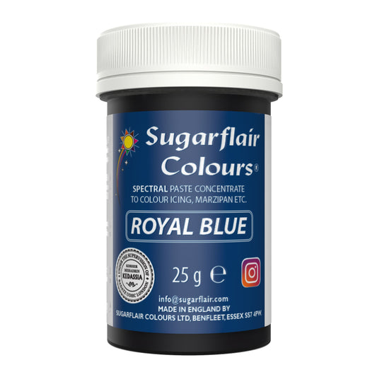Sugarflair Paste -  Lebensmittelfarbe - Royal Blau