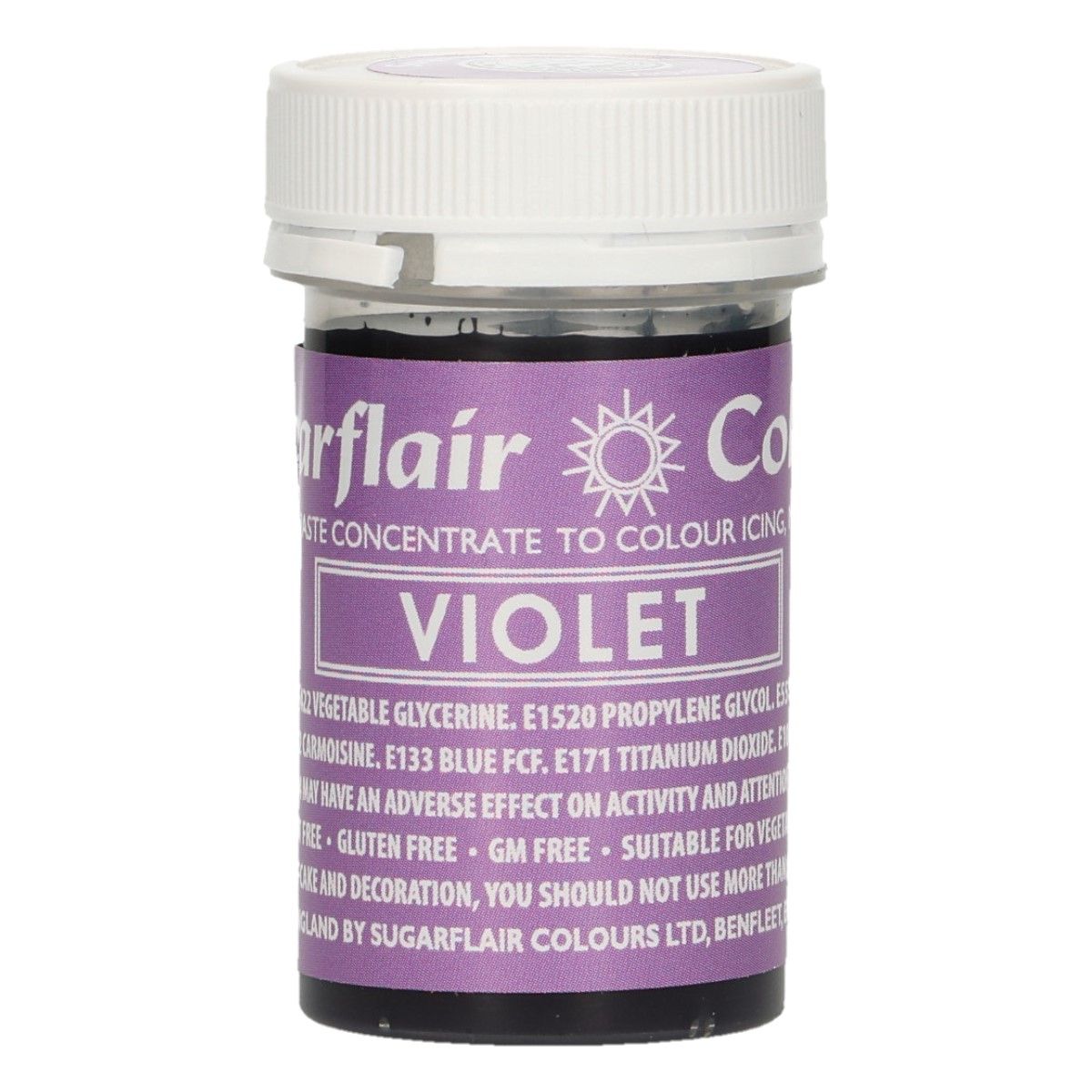 Sugarflair Paste -  Lebensmittelfarbe - Violett - 25g