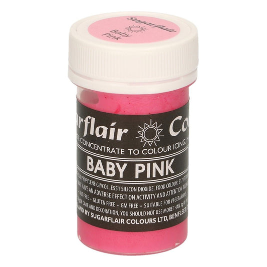 Sugarflair Paste -  Lebensmittelfarbe - Baby Pink