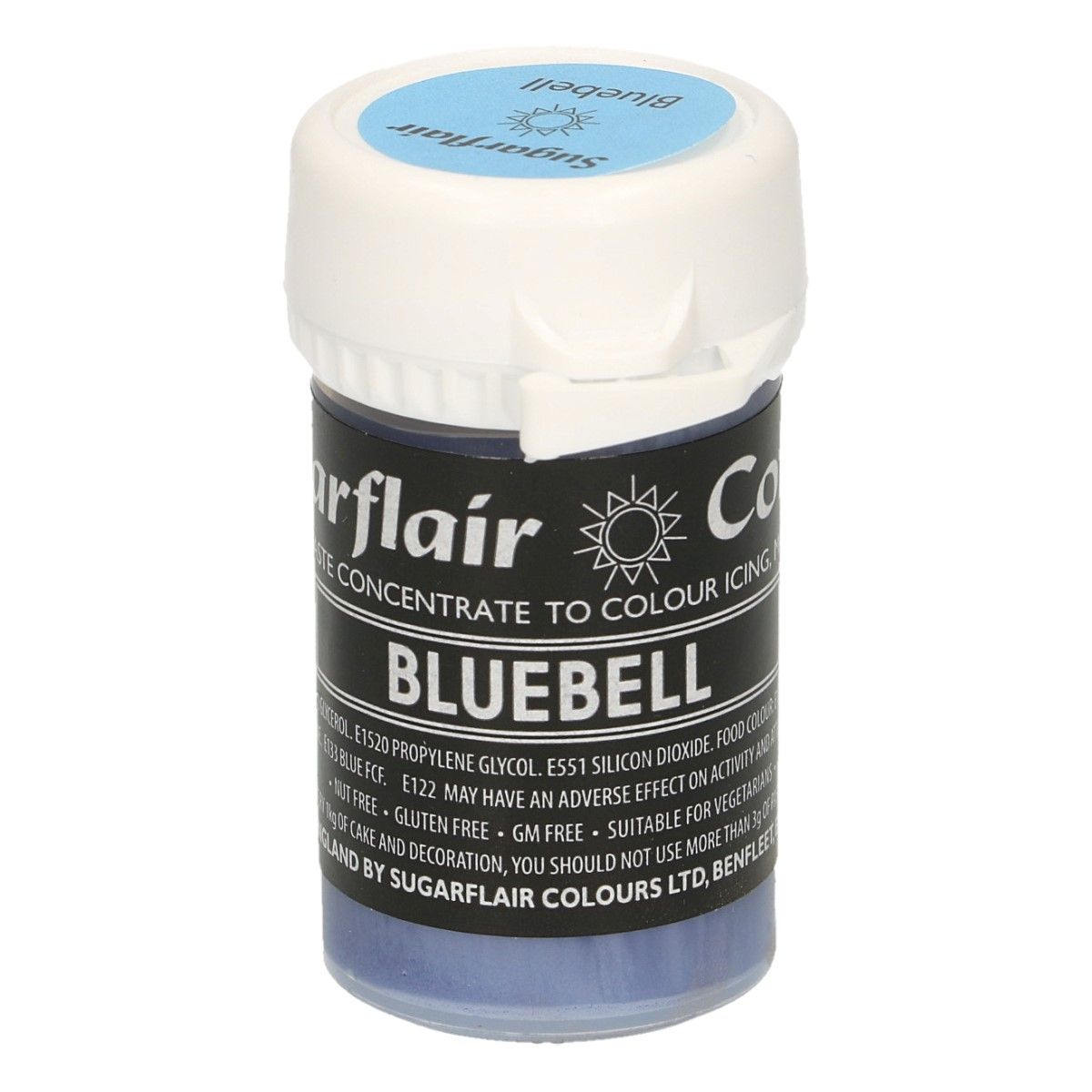 Sugarflair Paste -  Lebensmittelfarbe - Pastell Blau