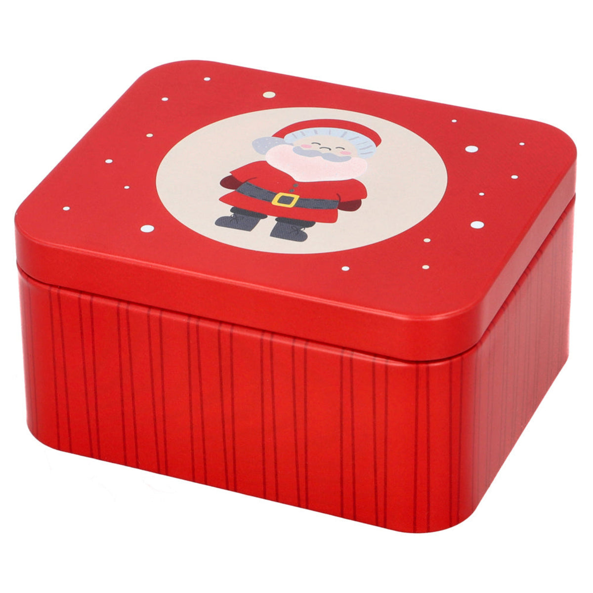 Gebäckdose "Happy Santa" - 12x10 cm