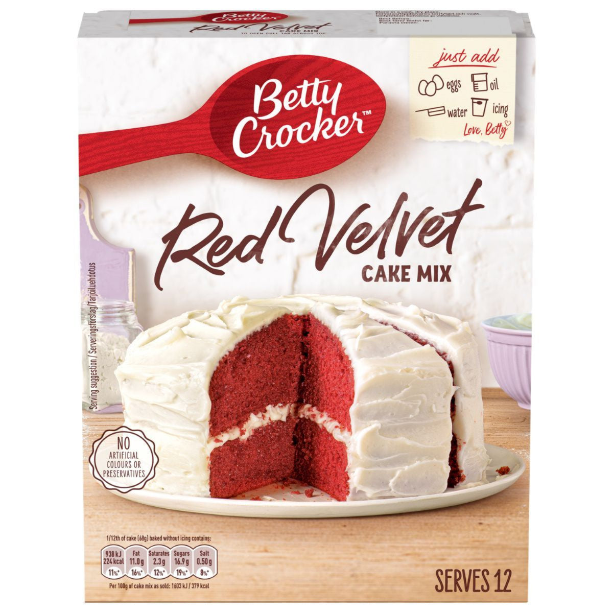 Betty Crocker Red Velvet Cake Mix - 425g