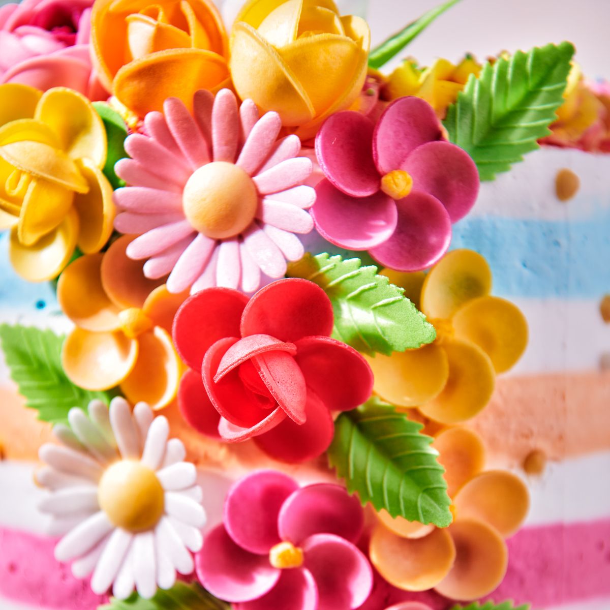 Funcakes Essbare Papierblumen - Tulpe samt Blätter