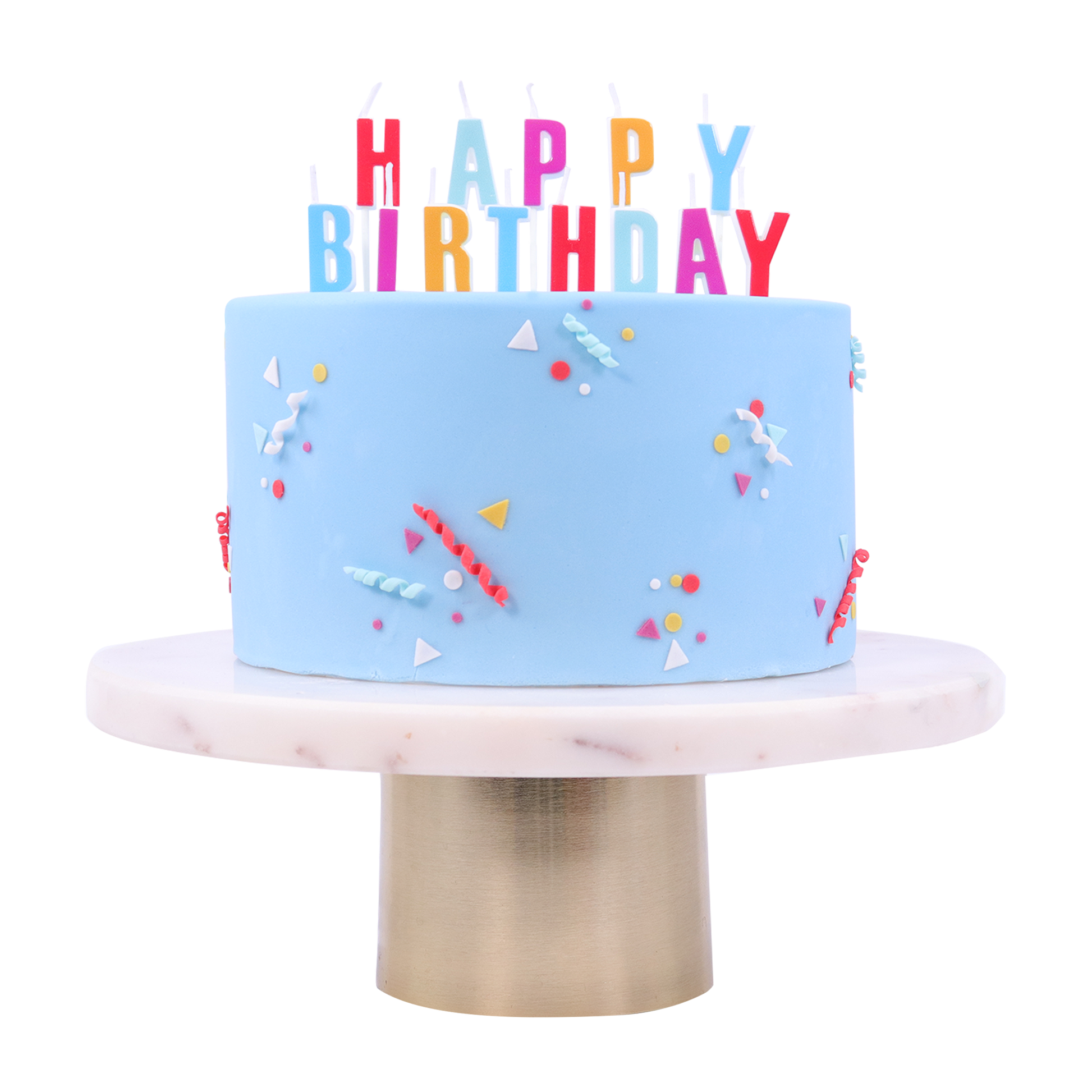 PME Kerze - Happy Birthday mehrfarbig