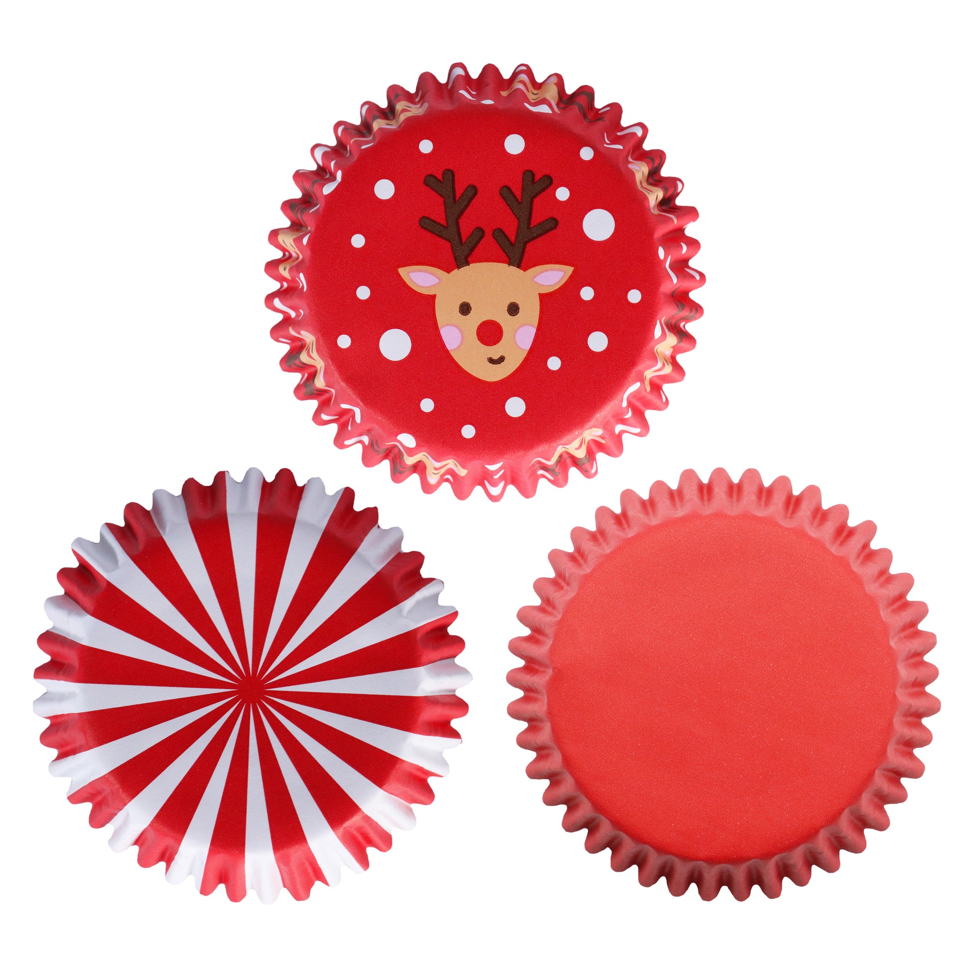 PME Cupcake Backförmchen - Santa Mix -100 Stk