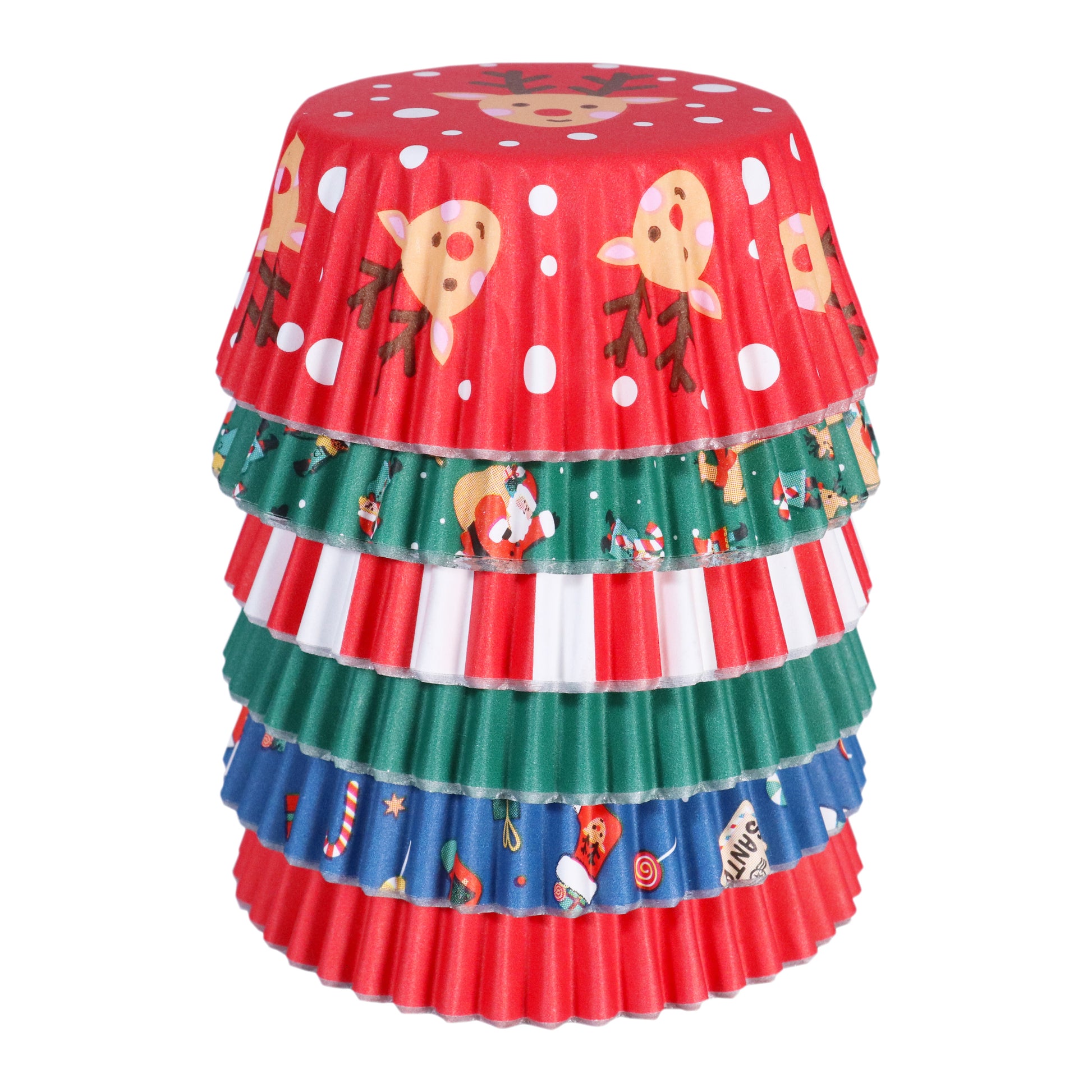 PME Cupcake Backförmchen - Santa Mix -100 Stk