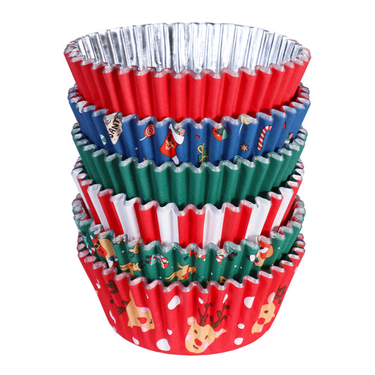 PME Cupcake Backförmchen - Santa Mix -100 Stk