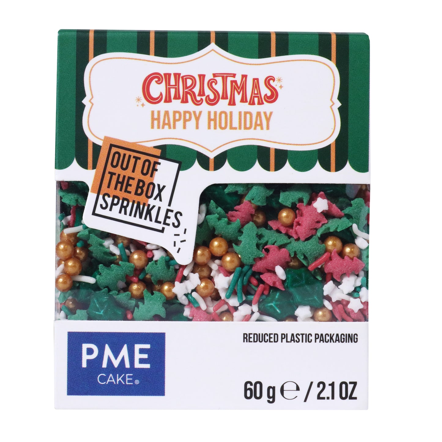 PME Out of the Box Zuckerstreusel Mix - Happy Holidays - 60g