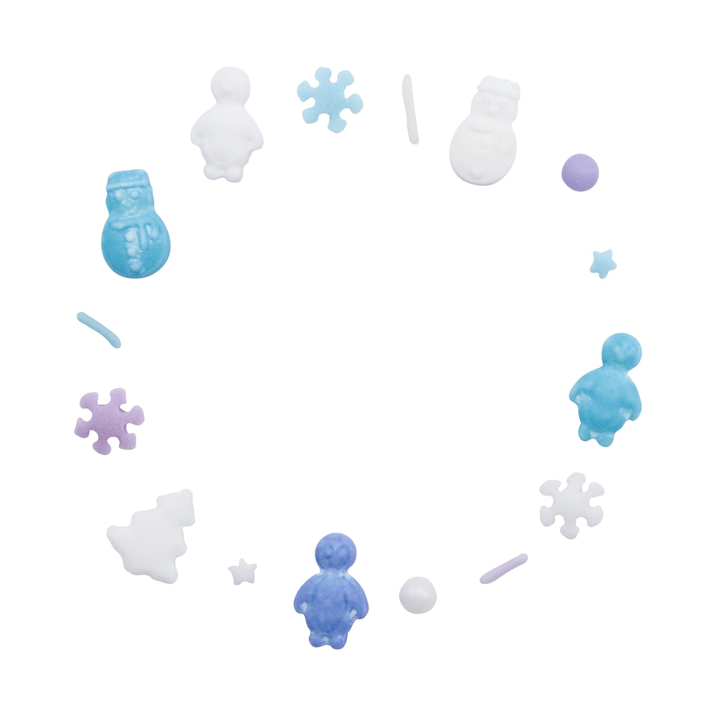 PME Out of the Box Zuckerstreusel Mix - Snow Day - 60g