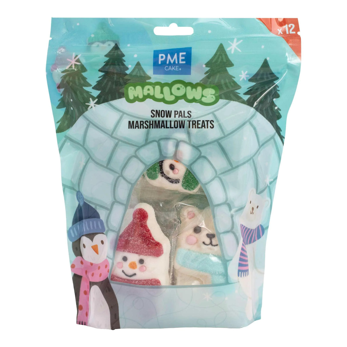 PME Marshmallow - Schnee Spass - 12 Stk