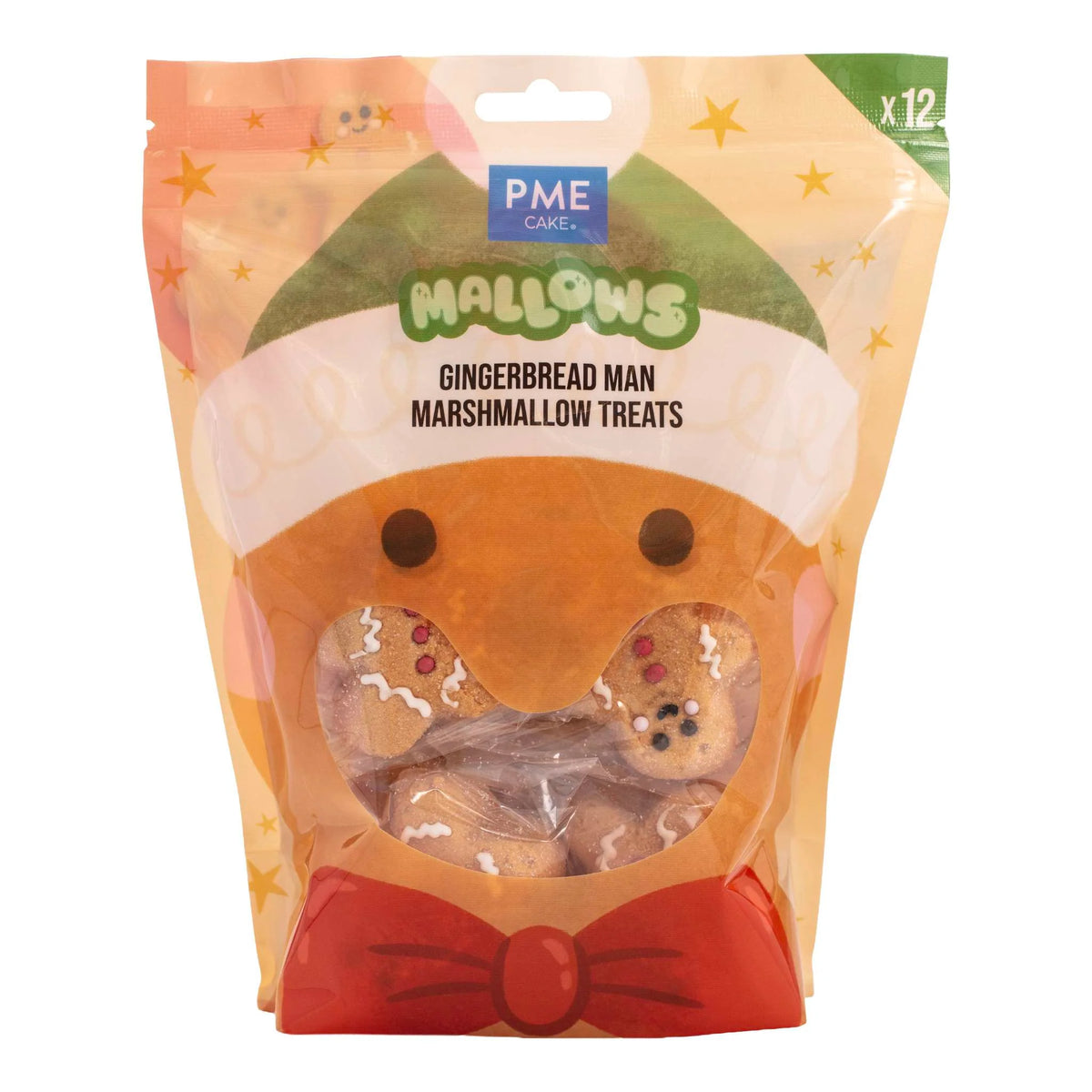 PME Marshmallow - Lebkuchenmann - 12 Stk