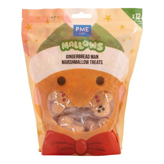 PME Marshmallow - Lebkuchenmann - 12 Stk