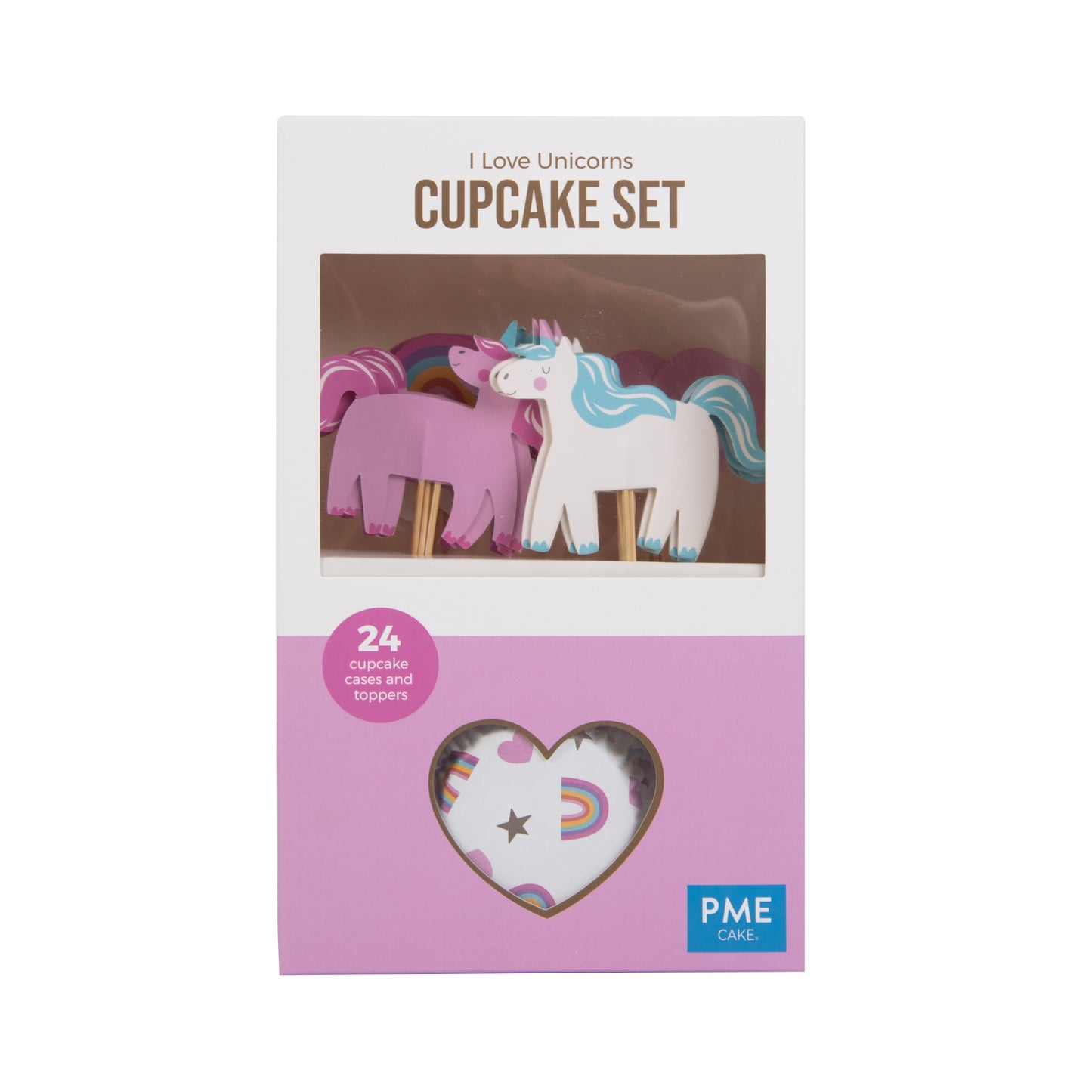 PME Cupcake Set - Einhorn - 24 Stk