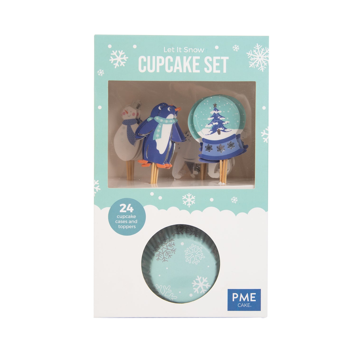 PME Cupcake Set - Let it Snow