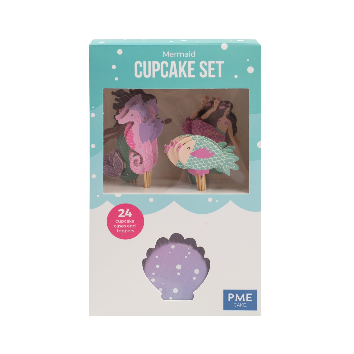 PME Cupcake Set - Mermaid - 24 Stk