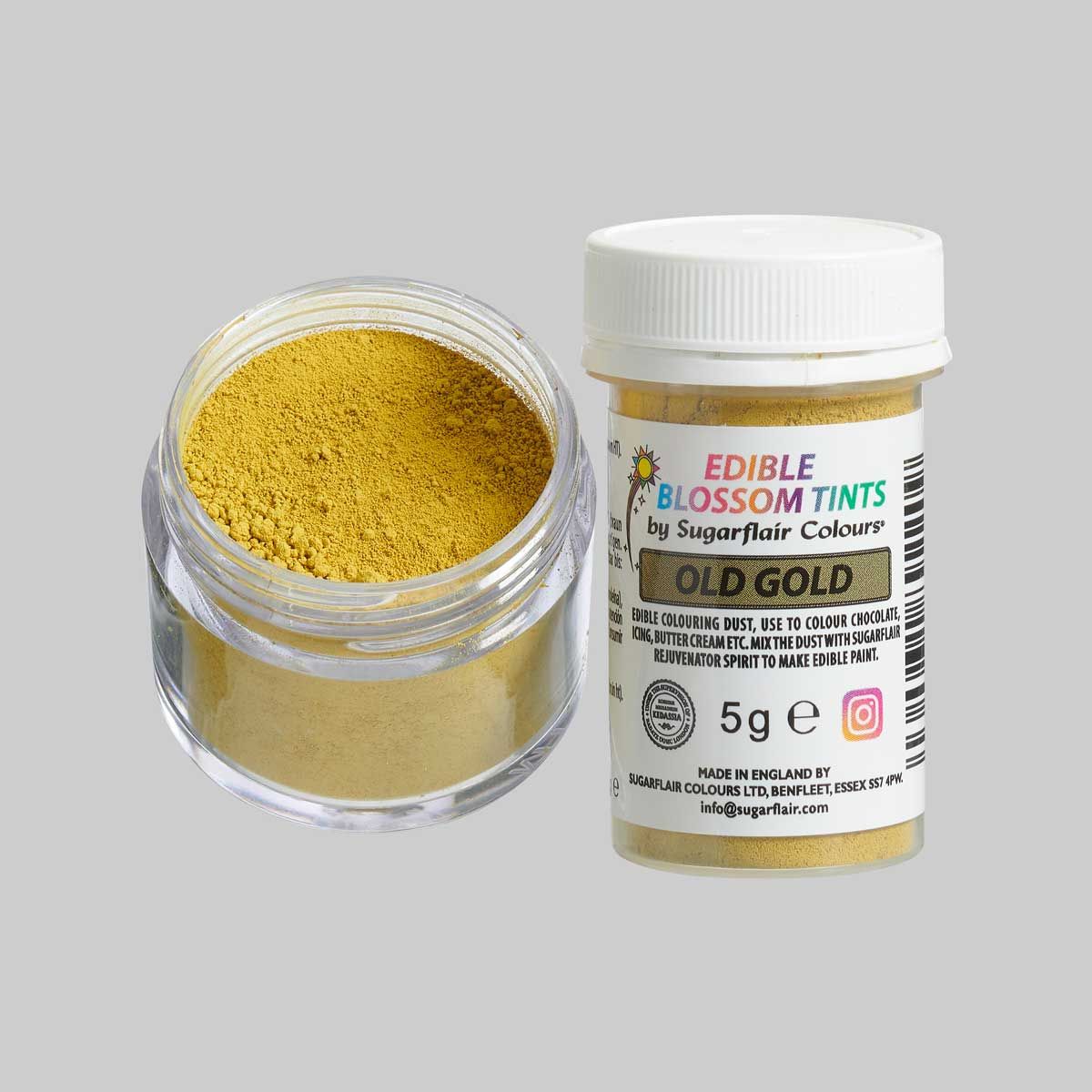 Sugarflair Lebensmittel Puderfarbe Altes Gold - 5g