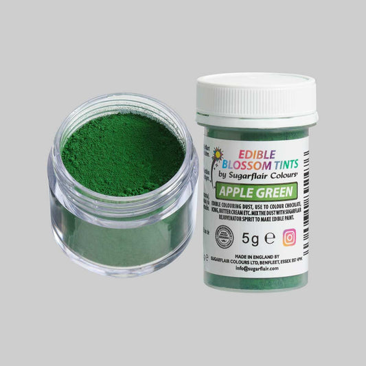 Sugarflair Lebensmittel Puderfarbe Apfel Grün - 5g 