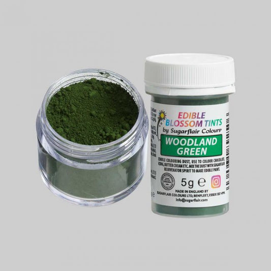 Sugarflair Lebensmittel Puderfarbe Woodland Green - Grün - 5g
