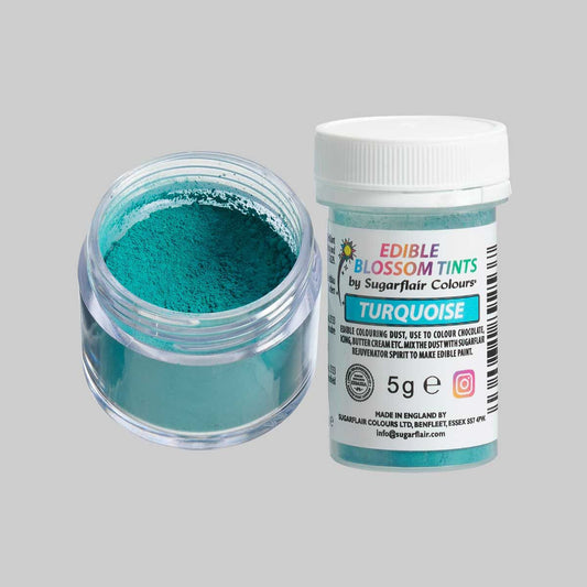 Sugarflair Lebensmittel Puderfarbe Türkis - 5g