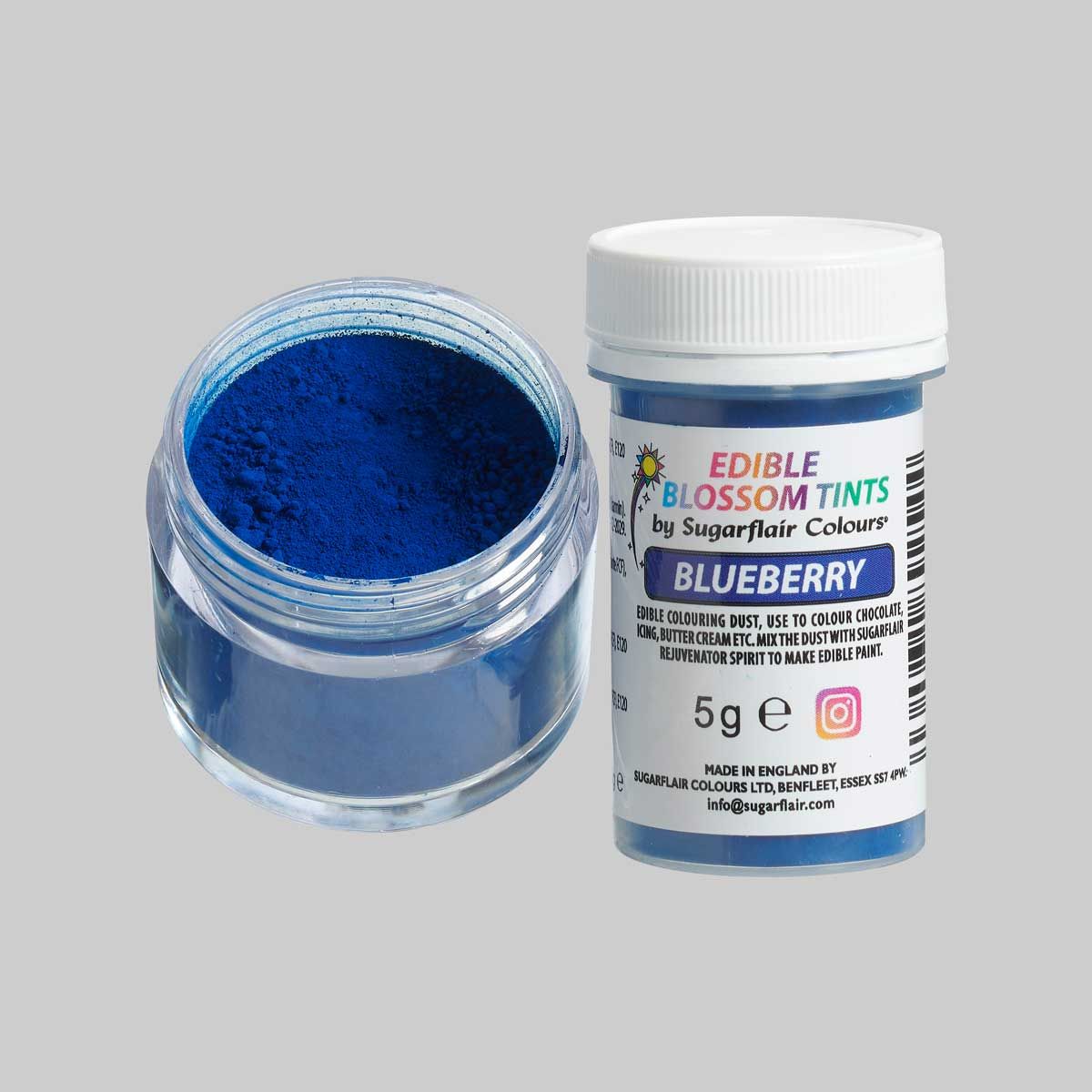 Sugarflair Lebensmittel Puderfarbe Blaubeere - 5g