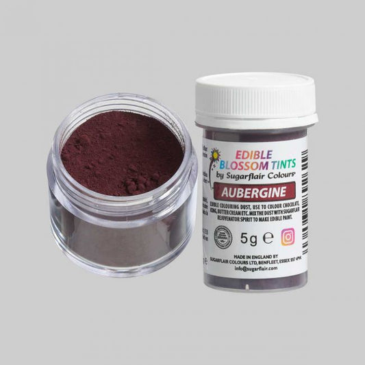 Sugarflair Lebensmittel Puderfarbe Aubergine - 5g 