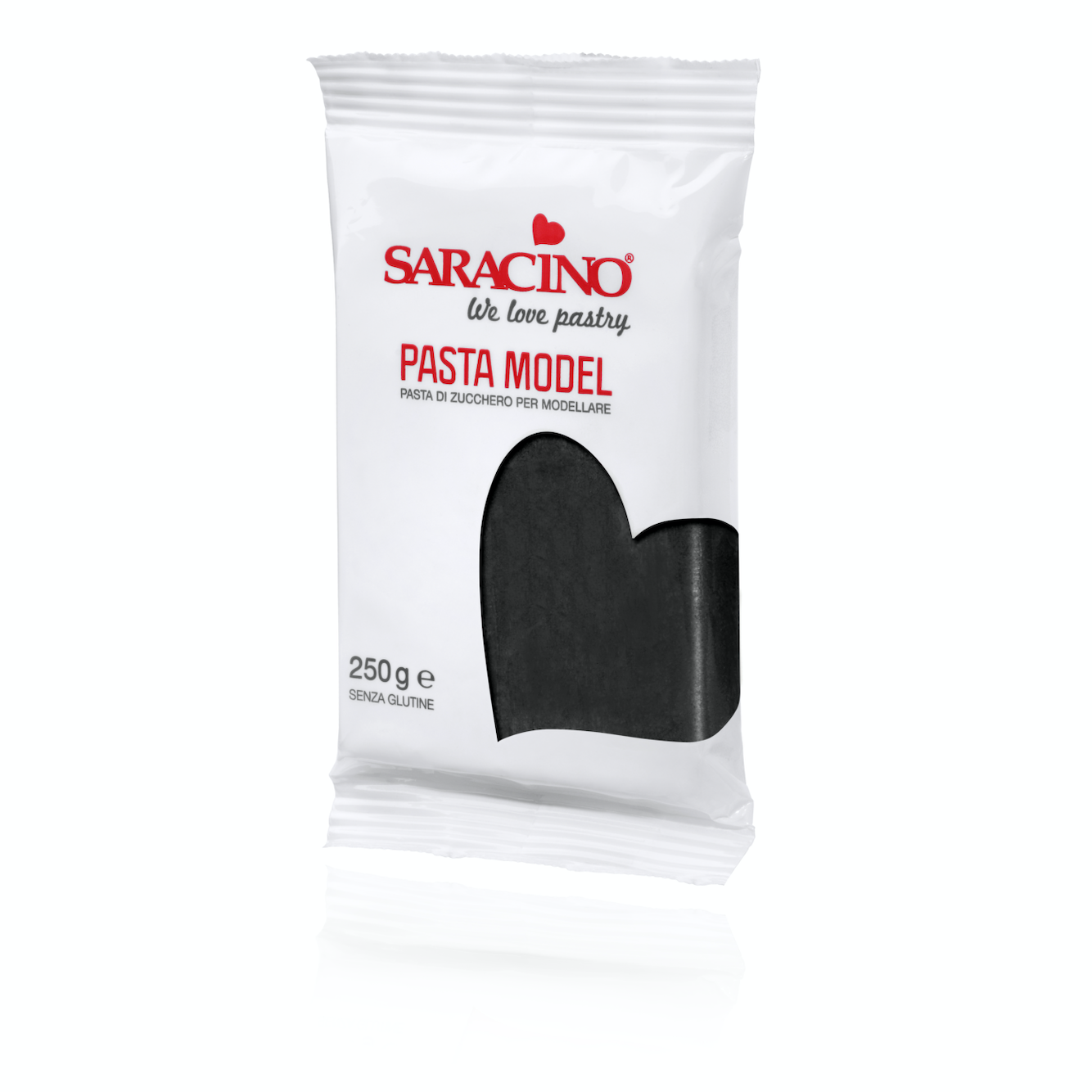 Saracino Pasta Model - Modellierfondant - Schwarz - 250g