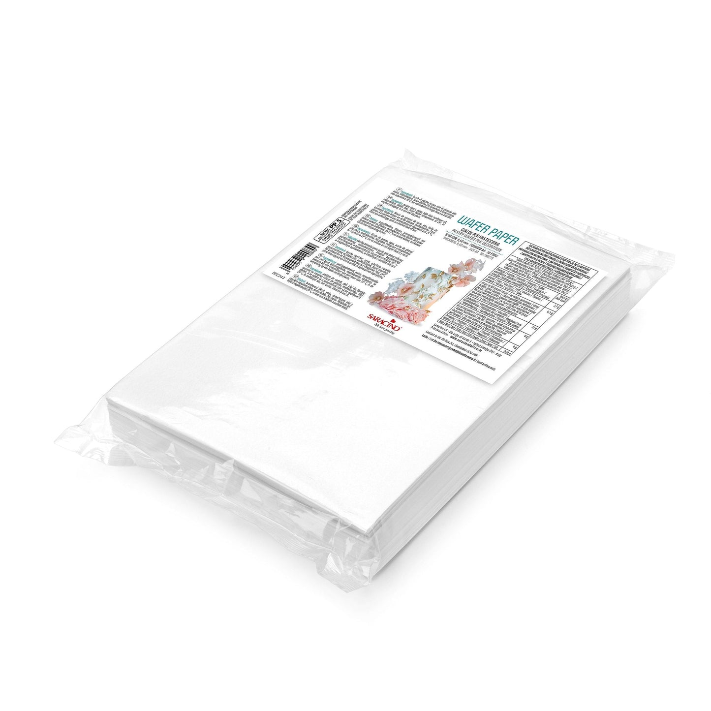Saracino- Esspapier - Wafer Papier weiss - A4 - 0.6mm - 50 Stück