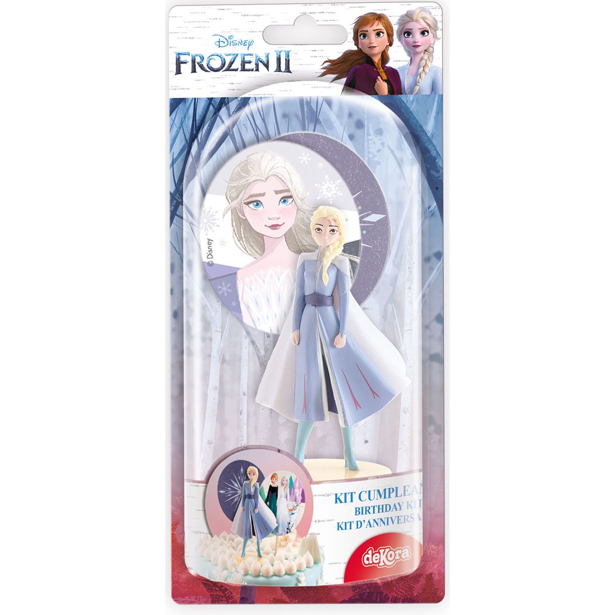 DeKora Kuchen Topper - Elsa Frozen