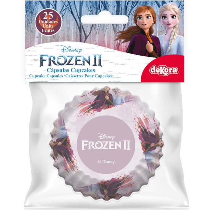 Cupcake Backförmchen Disney Frozen Elsa - 25 Stk