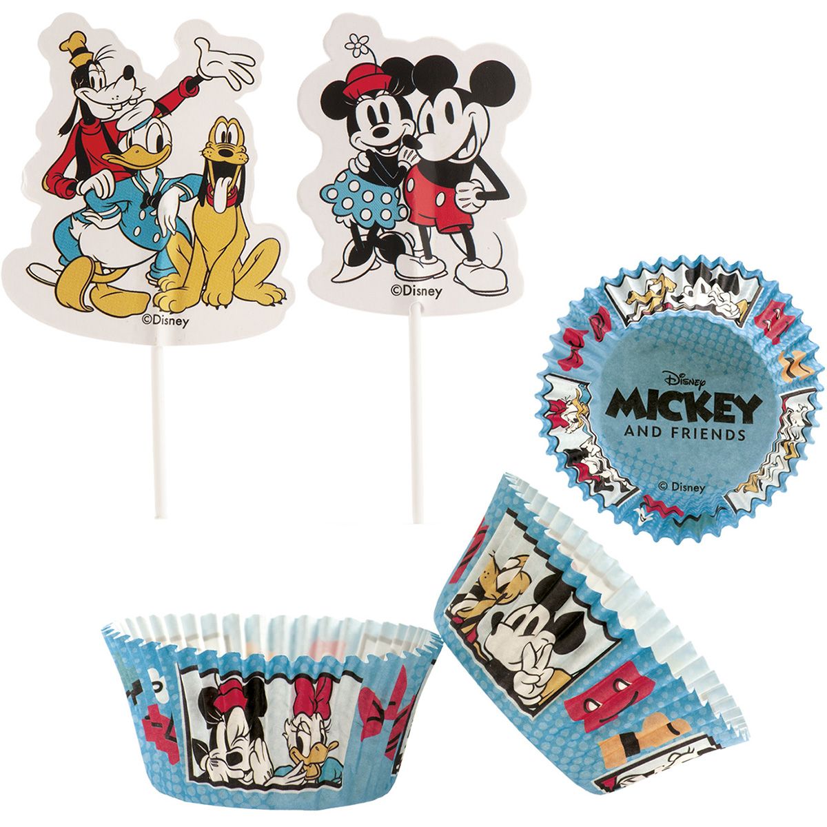Cupcake Set - Disney - Mickey Mouse - 24 Stk