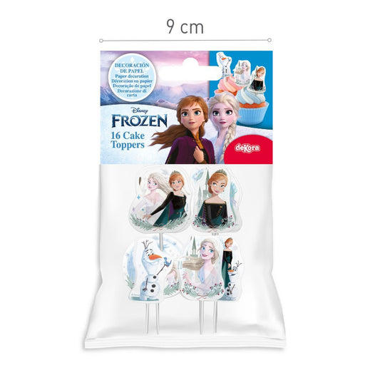 Cupcake Topper Disney Frozen Elsa - 16 Stk