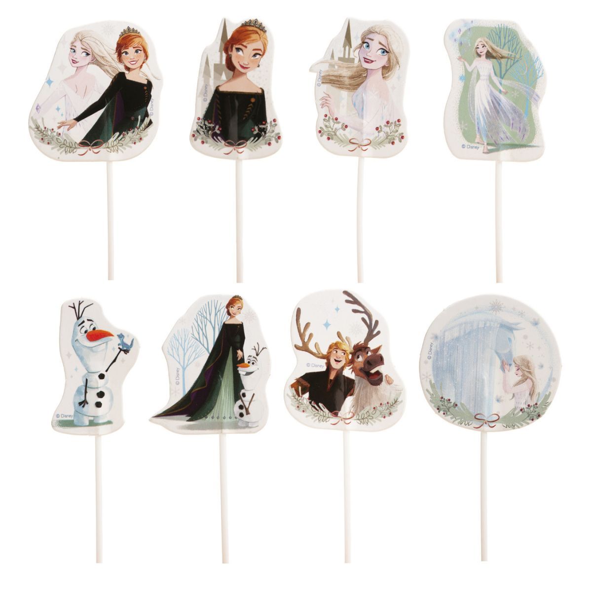 Cupcake Topper Disney Frozen Elsa - 16 Stk