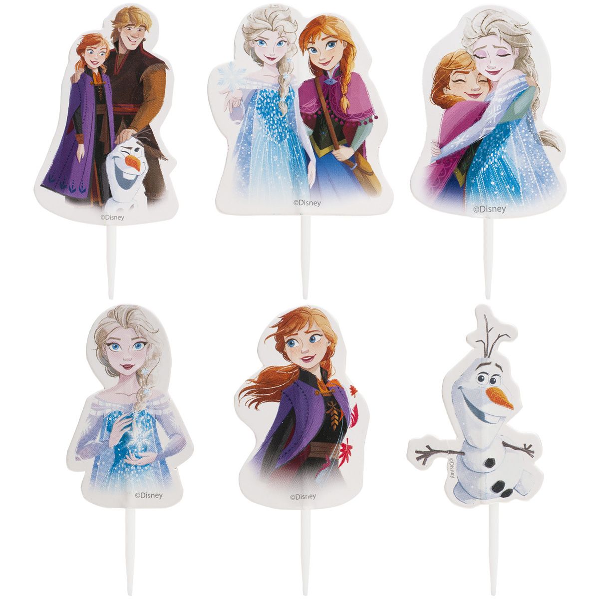 Cupcake Topper Disney Frozen Elsa - 30 Stk