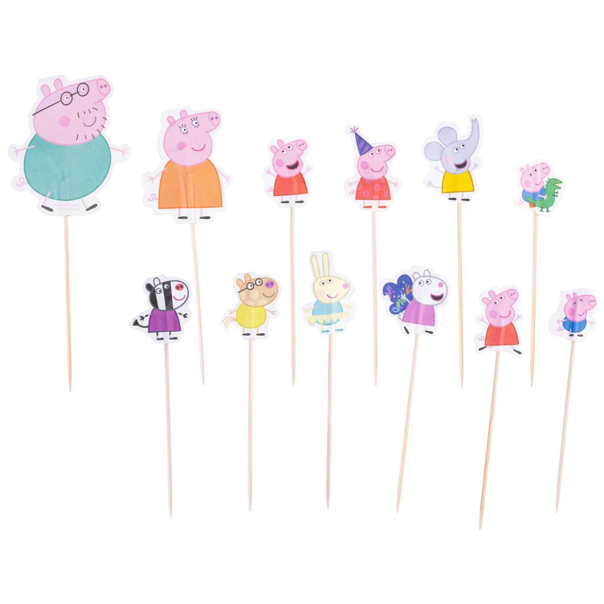 Dr. Oetker Peppa Pig Cupcake Topper - 24 Stück