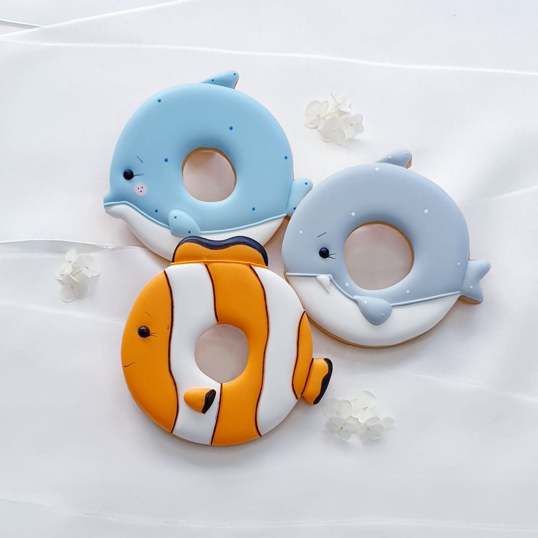 Ausstechform Donut Nemo Clownfisch
